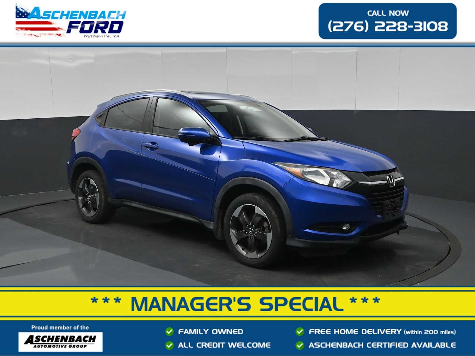 2018 Honda HR-V EX-L Navi
