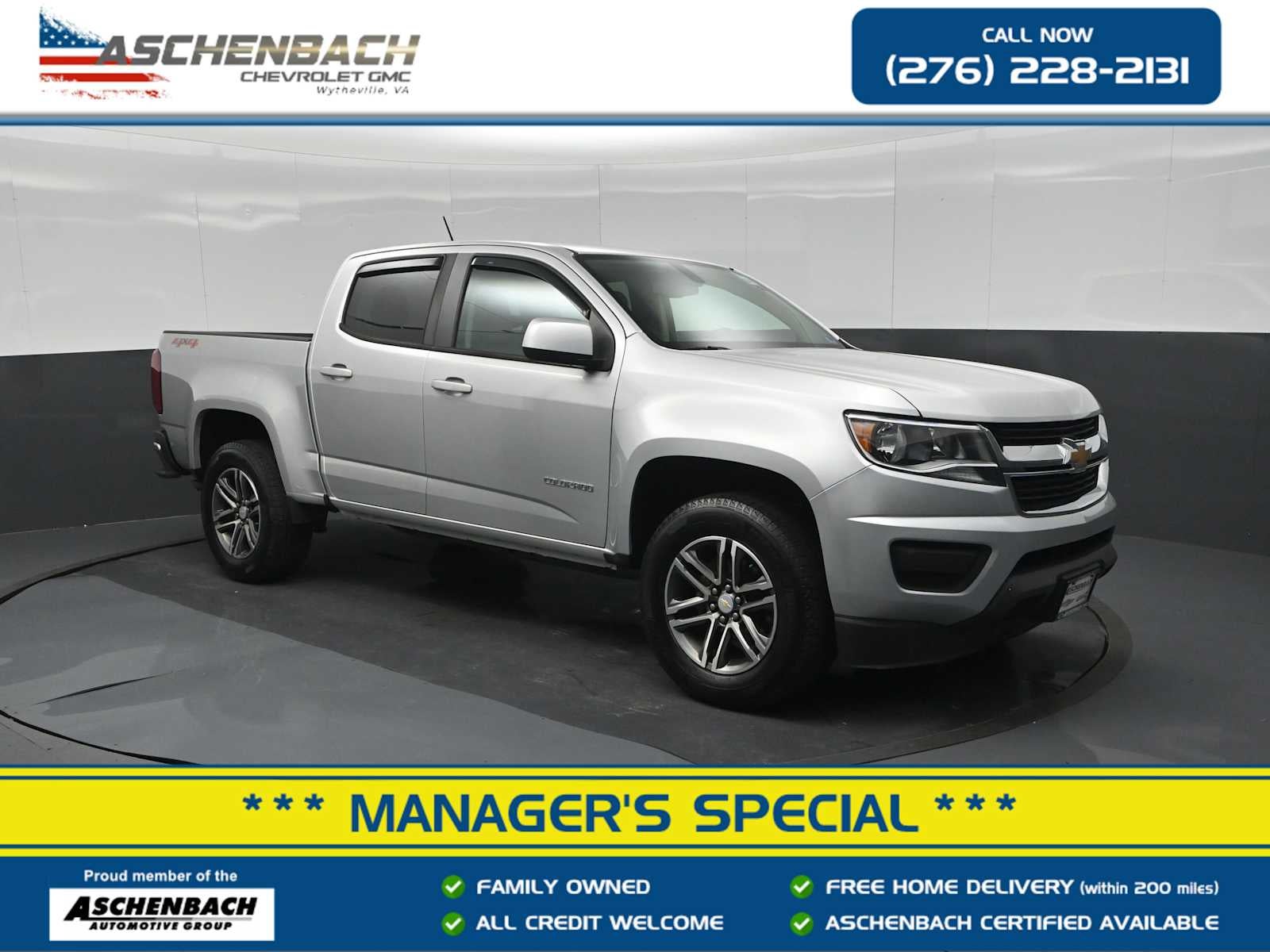 2020 Chevrolet Colorado 4WD Work Truck
